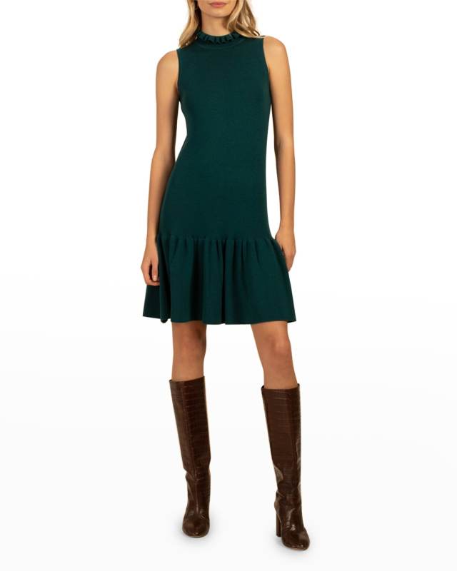 Raya Ruffle Sweater Dress